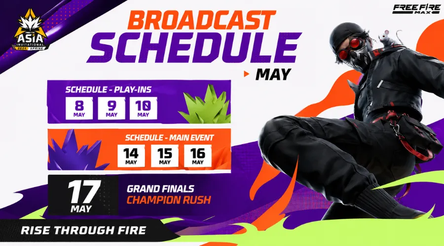 Broadcast Schedule and Event Dates